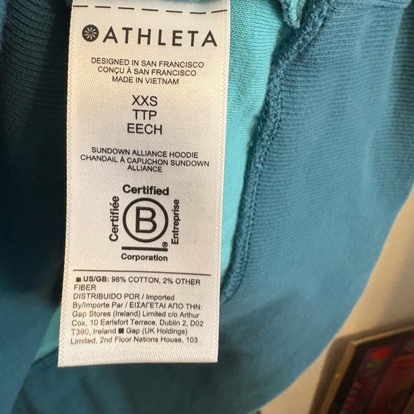 Athleta Sundance Alliance Hoodie Sweatshirt, Size XXS - Picture 10 of 11